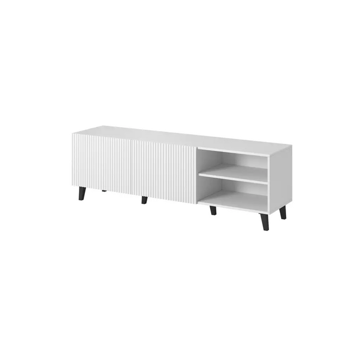 Cama RTV cabinet PAFOS 150x42x52 white matt - TV cabinets made of furniture boardSTV-ZPM<<<TV cabinetsSTV<<<ActionPL