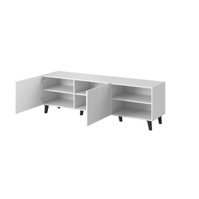 Cama RTV cabinet PAFOS 150x42x52 white matt - TV cabinets made of furniture boardSTV-ZPM<<<TV cabinetsSTV<<<ActionPL