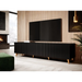 Cama RTV cabinet PAFOS 200x42x52 Black matt - TV cabinets made of furniture boardSTV-ZPM<<<TV cabinetsSTV<<<ActionPL