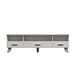 Cama RTV stand LOTTA 180cm white + sonoma oak - TV cabinets made of furniture boardSTV-ZPM<<<TV cabinetsSTV<<<ActionPL