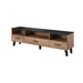 Cama RTV stand LOTTA 180cm wotan oak + mat black - TV cabinets made of furniture boardSTV-ZPM<<<TV
