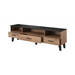 Cama RTV stand LOTTA 180cm wotan oak + mat black - TV cabinets made of furniture boardSTV-ZPM<<<TV