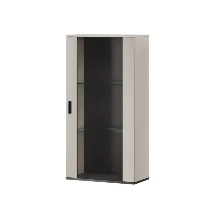 Cama S2 SOHO wall cabinet 60x29x112 cashmere + black - Buffets and display cabinets on a wooden baseBIW-PDR<<<Buffets