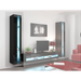 Cama Shelf unit VIGO NEW 180/40/30 black/black gloss - Wooden shelvesRGA-DRE<<<ShelvesRGA<<<ActionPL