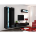 Cama Shelf unit VIGO NEW 180/40/30 black/black gloss - Wooden shelvesRGA-DRE<<<ShelvesRGA<<<ActionPL