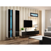Cama Shelf unit VIGO NEW 180/40/30 white/black gloss - Wooden shelvesRGA-DRE<<<ShelvesRGA<<<ActionPL