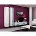 Cama Shelf unit VIGO NEW 180/40/30 white/white gloss - Wooden shelvesRGA-DRE<<<ShelvesRGA<<<ActionPL