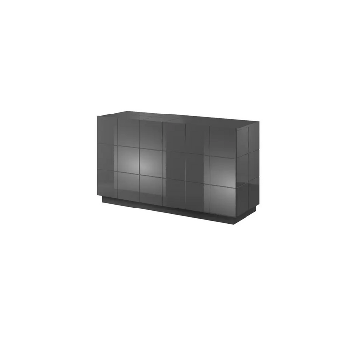Cama sideboard 2D REJA graphite grey gloss/graphite grey gloss - Chests of drawers made of furniture