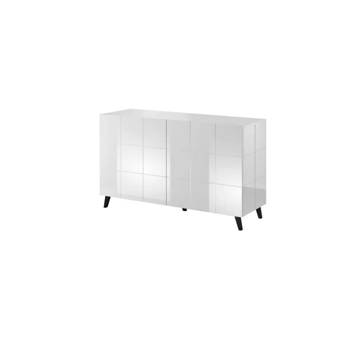 Cama sideboard 2D REJA white gloss/white gloss - Chests of drawers made of furniture boardKOY-ZPM<<<ChestsKOY<<<ActionPL