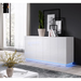 Cama sideboard 2D REJA white gloss/white gloss - Chests of drawers made of furniture boardKOY-ZPM<<<ChestsKOY<<<ActionPL