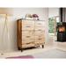 Cama sideboard LOTTA 110 2D4S wotan oak/mat black - Chests of drawers made of furniture