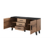 Cama sideboard LOTTA 150 2D3S wotan oak + mat black - Chests of drawers made of furniture