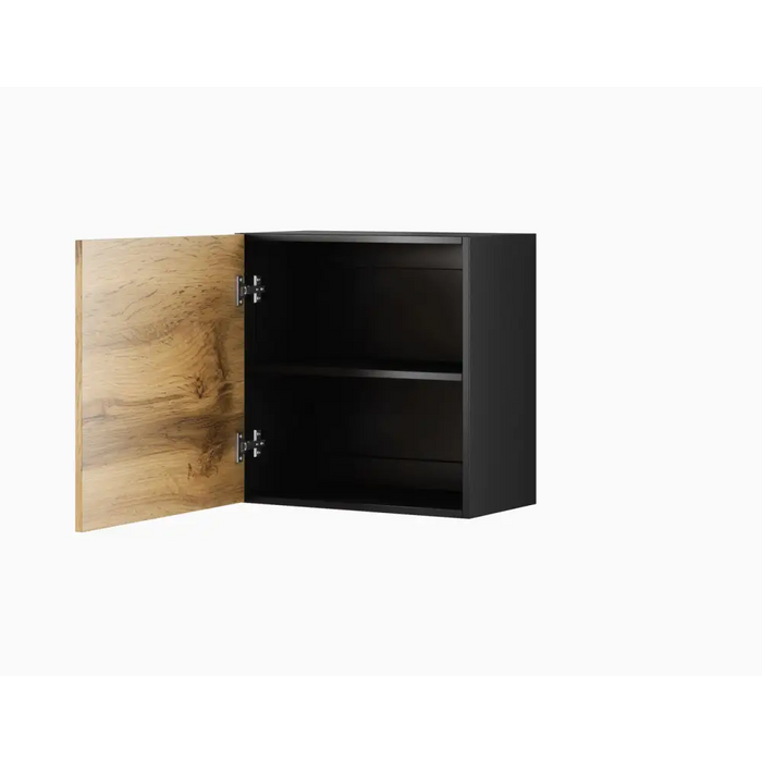Cama square cabinet VIGO 50/50/30 black/wotan oak - Wooden shelvesRGA-DRE<<<ShelvesRGA<<<ActionPL