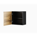 Cama square cabinet VIGO 50/50/30 black/wotan oak - Wooden shelvesRGA-DRE<<<ShelvesRGA<<<ActionPL