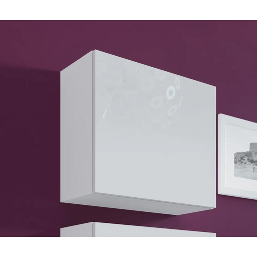 Cama Square cabinet VIGO 50/50/30 white/white gloss - Wooden shelvesRGA-DRE<<<ShelvesRGA<<<ActionPL
