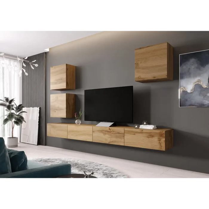 Cama Square cabinet VIGO 50/50/30 wotan oak - Wooden shelvesRGA-DRE<<<ShelvesRGA<<<ActionPL