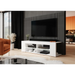 Cama TV cabinet RTV TEXAS 50/134/40 white/white gloss - TV cabinets made of furniture boardSTV-ZPM<<<TV