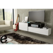Cama TV cabinet SIGMA 3 180 white/white gloss + black - TV cabinets made of furniture boardSTV-ZPM<<<TV