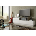 Cama TV cabinet SIGMA 3 180 white/white gloss + sonoma oak - TV cabinets made of furniture boardSTV-ZPM<<<TV