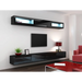 Cama TV stand VIGO 140 30/140/40 black/black gloss - TV cabinets made of furniture boardSTV-ZPM<<<TV