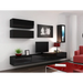 Cama TV stand VIGO 140 30/140/40 black/black gloss - TV cabinets made of furniture boardSTV-ZPM<<<TV