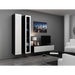Cama TV stand VIGO 140 30/140/40 black/white gloss - TV cabinets made of furniture boardSTV-ZPM<<<TV
