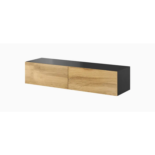 Cama TV stand VIGO 140 30/140/40 black/wotan oak - TV cabinets made of furniture boardSTV-ZPM<<<TV