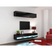 Cama TV stand VIGO NEW 30/140/40 black/black gloss - TV cabinets made of furniture boardSTV-ZPM<<<TV