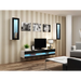 Cama TV stand VIGO NEW 30/140/40 white/black gloss - TV cabinets made of furniture boardSTV-ZPM<<<TV