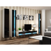 Cama TV stand VIGO NEW 30/180/40 white/black gloss - TV cabinets made of furniture boardSTV-ZPM<<<TV