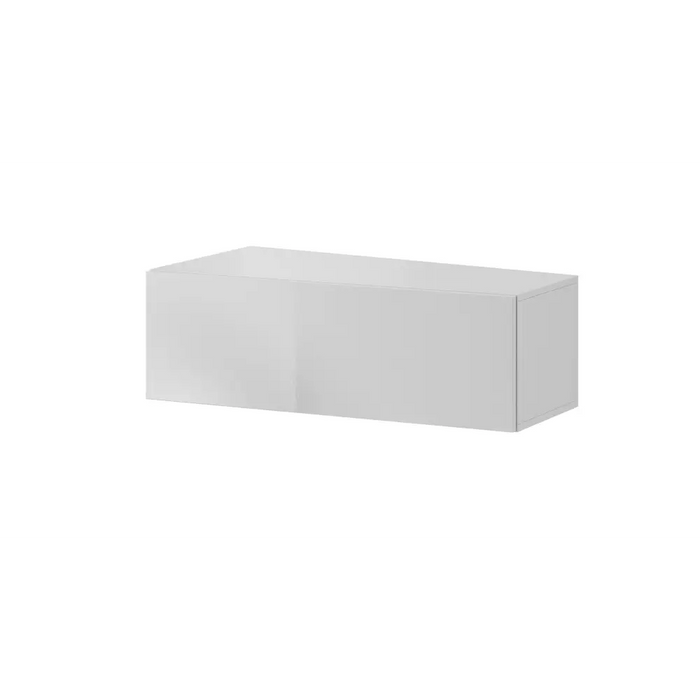 Cama TV stand VIGO SLANT ’90’ 30/90/40 white/white gloss - TV cabinets made of furniture boardSTV-ZPM<<<TV