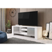 Cama TV stand WEST 42/130/42 white/grey gloss - TV cabinets made of furniture boardSTV-ZPM<<<TV cabinetsSTV<<<ActionPL