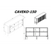 Cama VERA chest of drawers 150x40x80 black matt - Chests of drawers made of furniture
