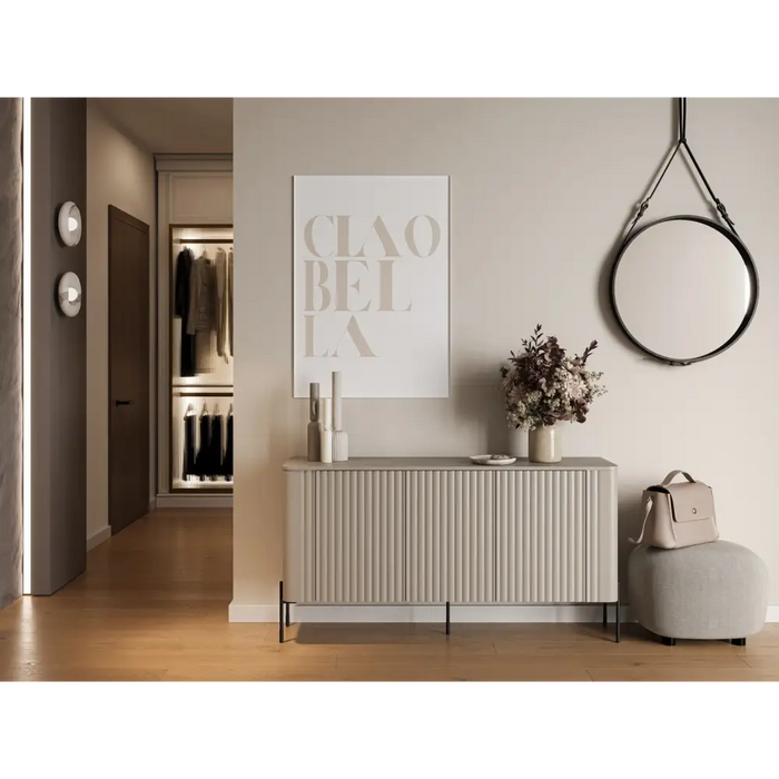 Cama VERA chest of drawers 150x40x80 cashmere matt - Chests of drawers made of furniture