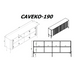 Cama VERA chest of drawers 190x40x80 black matt - Chests of drawers made of furniture