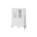 Cama VERA display cabinet 110x40x160 matt white - Buffets and display cabinets on a wooden baseBIW-PDR<<<Buffets