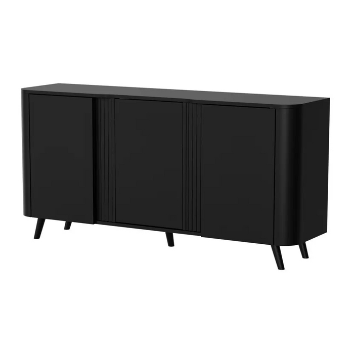 Cama VOLARE chest of drawers 151 x 39 x 75 cm black - Chests of drawers made of furniture