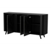Cama VOLARE chest of drawers 151 x 39 x 75 cm black/san sebastian - Chests of drawers made of furniture