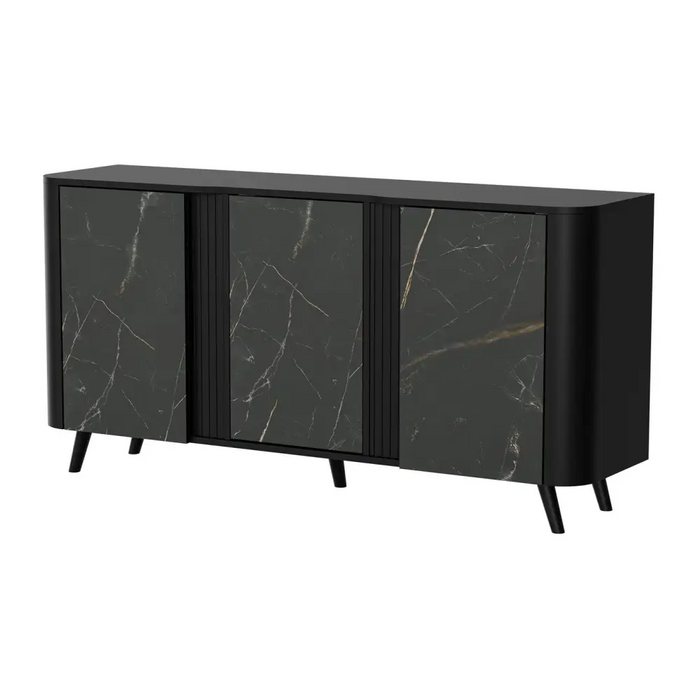 Cama VOLARE chest of drawers 151 x 39 x 75 cm black/san sebastian - Chests of drawers made of furniture
