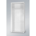 Cama wardrobe SAMBA white/black gloss - Openable cabinetsSZF-OTW<<<WardrobesSZF<<<ActionPL