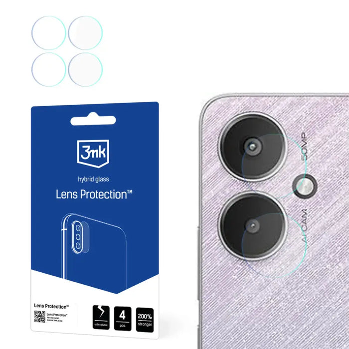 Camera Cover 3mk Lens Protection for Xiaomi Redmi 13C 5G - Cell phone tempered glass<<<HurtelXML