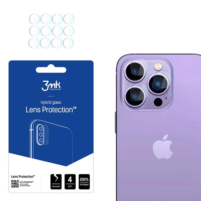 Camera Glass For iPhone 14 Pro Max / 14 Pro 7H For 3mk Series Lens Protection Lens - *Kategoria tymczasowa<<<HurtelXML