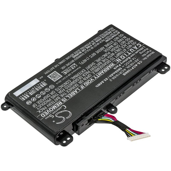 CAMERON SINO AS15B3N Laptop Battery for Acer Predator 15 G9-591, G9-592, G9-593, 17, G9-791, G9-792, G9-793, 17X, GX-791, GX-792, 21X, 14.4V, 5800mAh