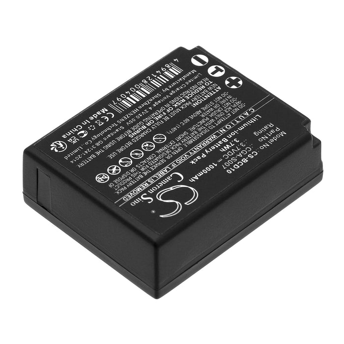 Camera battery Panasonic CGA S007 LiIon 3.7V 1000mAh Cameron Sino