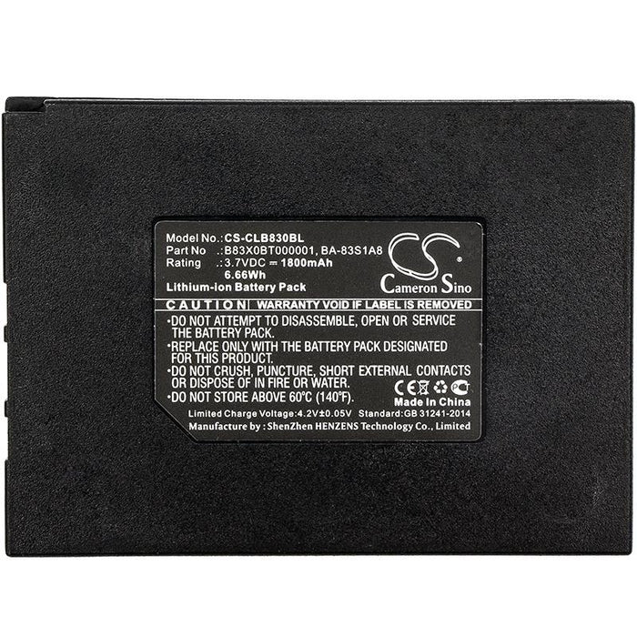Battery for barcode scanner Honeywell / Datalogic/ Metrologic SP5600 CipherLAB 8300 LiIon 3.7V 1800mAh Cameron Sino