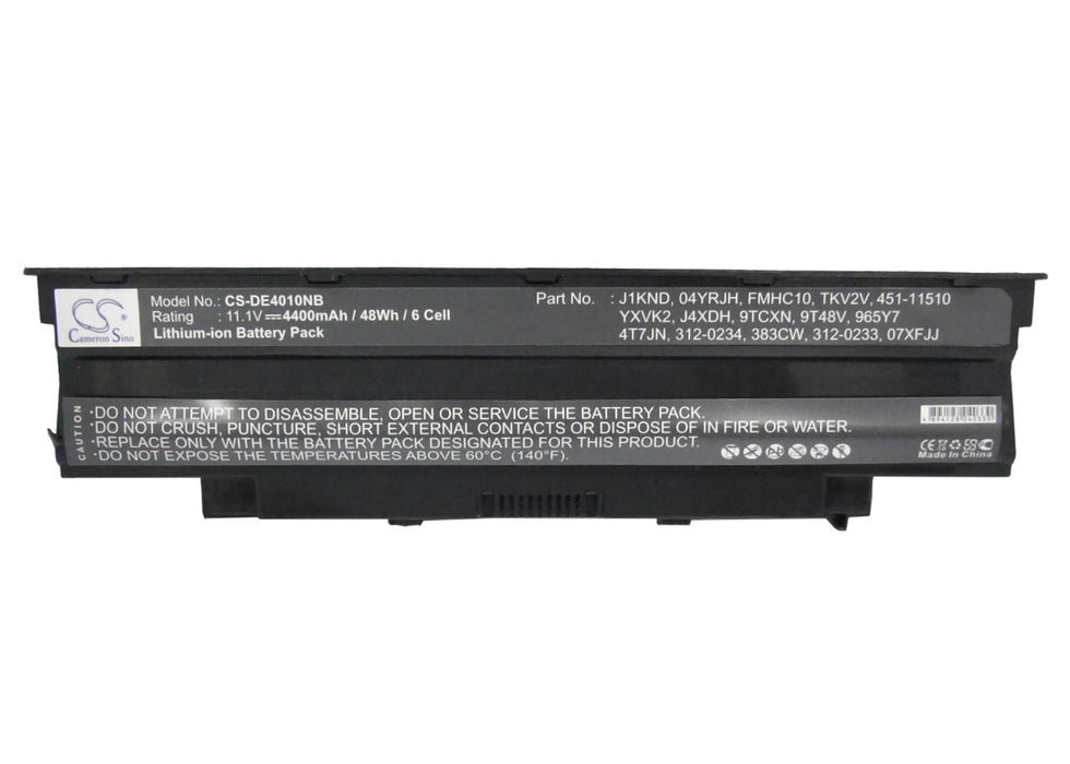 Laptop Battery Dell Inspiron 15 N5010 15R N5010 N5010 N5110 14R N5110 3550 Vostro 3550 J1KND 11.1V 4400mAh CAMERON SINO