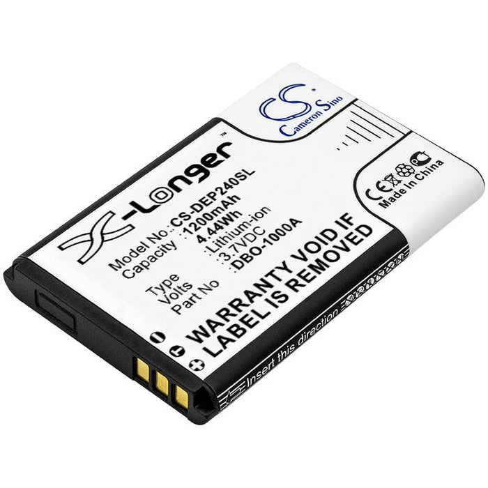 Mobile phone battery DORO 6821, 6881, 1370, 6060 380147 LiIon 3.7V 1200mAh CAMERON SINO