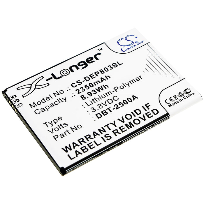 Mobile phone battery DORO 8035, DSB-0170 DBT-2500A LiPo 3.8V 2350mAh CAMERON SINO