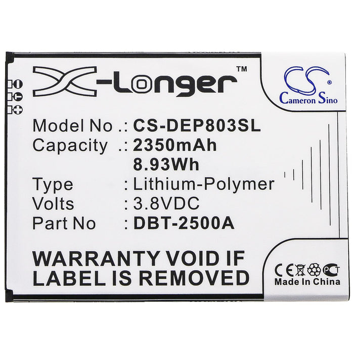 Mobile phone battery DORO 8035, DSB-0170 DBT-2500A LiPo 3.8V 2350mAh CAMERON SINO