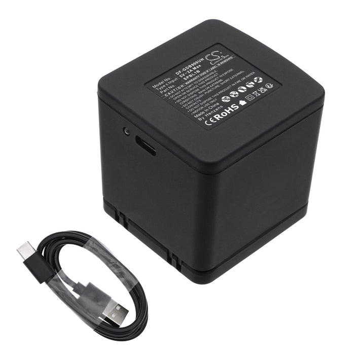 Camera Battery Charger with Three Sockets GoPro 9/ 10 / 11 / 12 With USB-C Cameron Sino